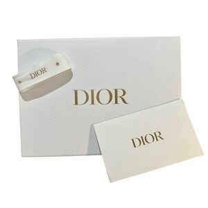 Dior Gift Box Packaging Set Ribbon Card Authentic Luxury Packaging
